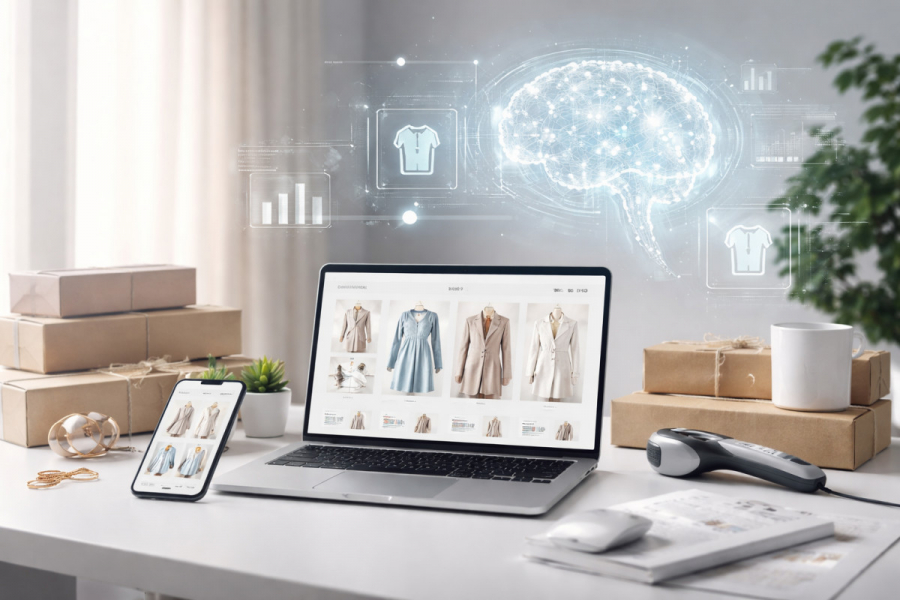 Продаж одягу через інтернет за допомогою ШІ