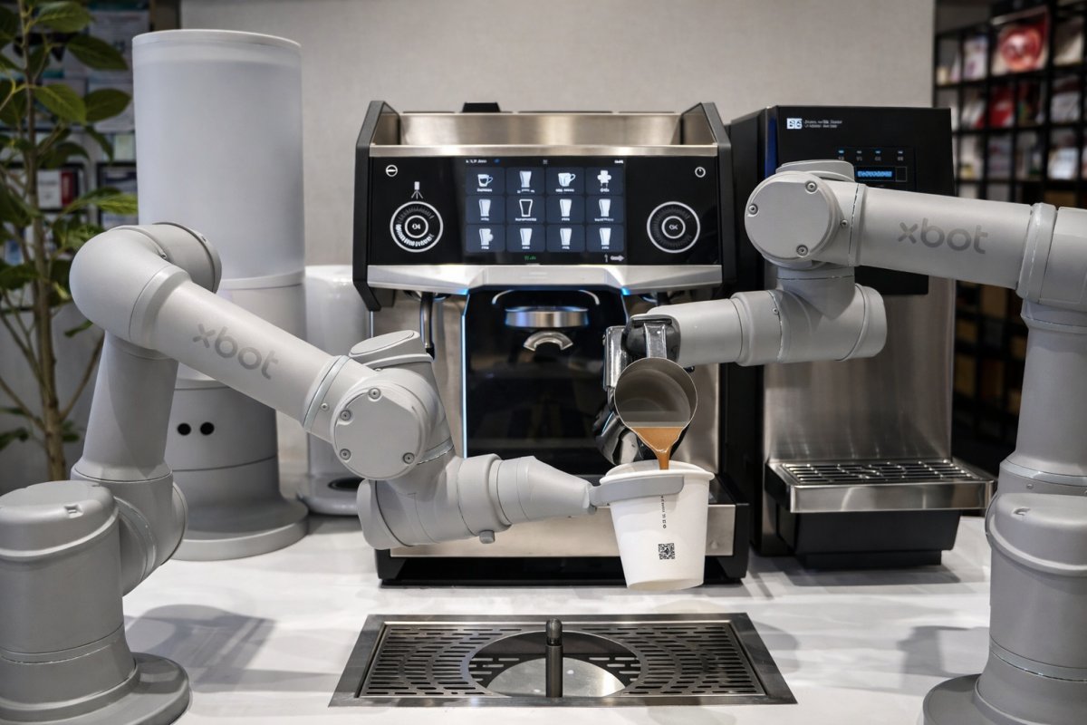 Де використовується робот-бариста Де використовується робот-бариста